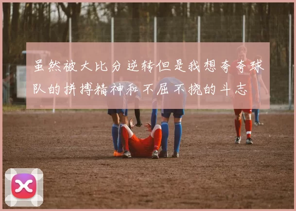 虽然被大比分逆转但是我想夸夸球队的拼搏精神和不屈不挠的斗志